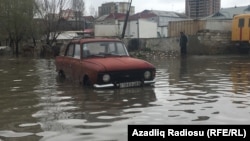 Bakı yağışdan sonra- [Fotolar]