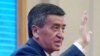 KYRGYZSTAN -- Kyrgyz former President Sooronbai Jeenbekov attends an extraordinary session of parliament in Bishkek, October 16, 2020 